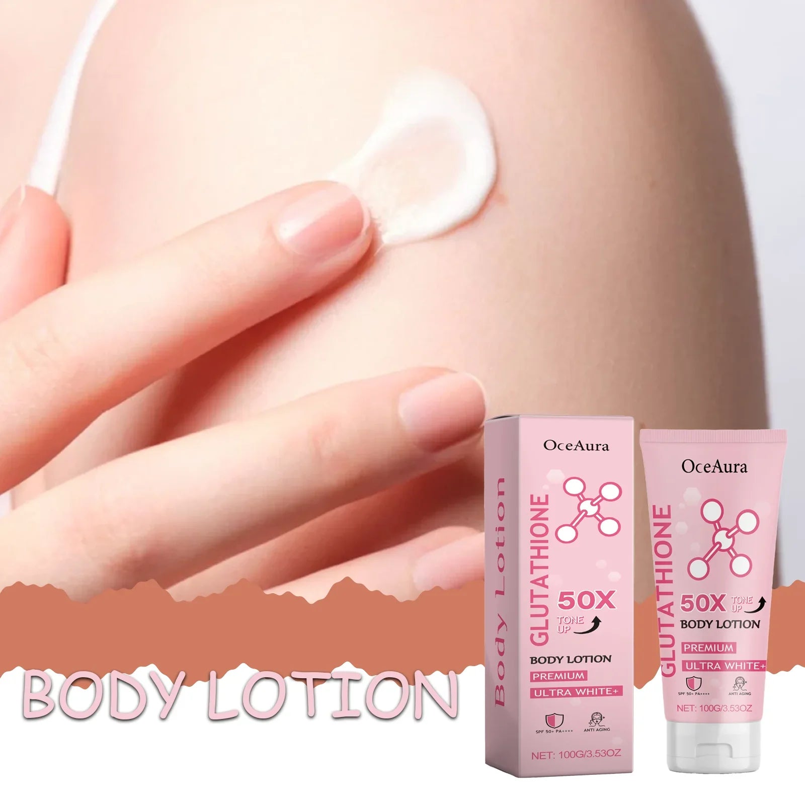 Glowing Skin Body Lotion Moisturizing Smoothing Nourishing Body Cream