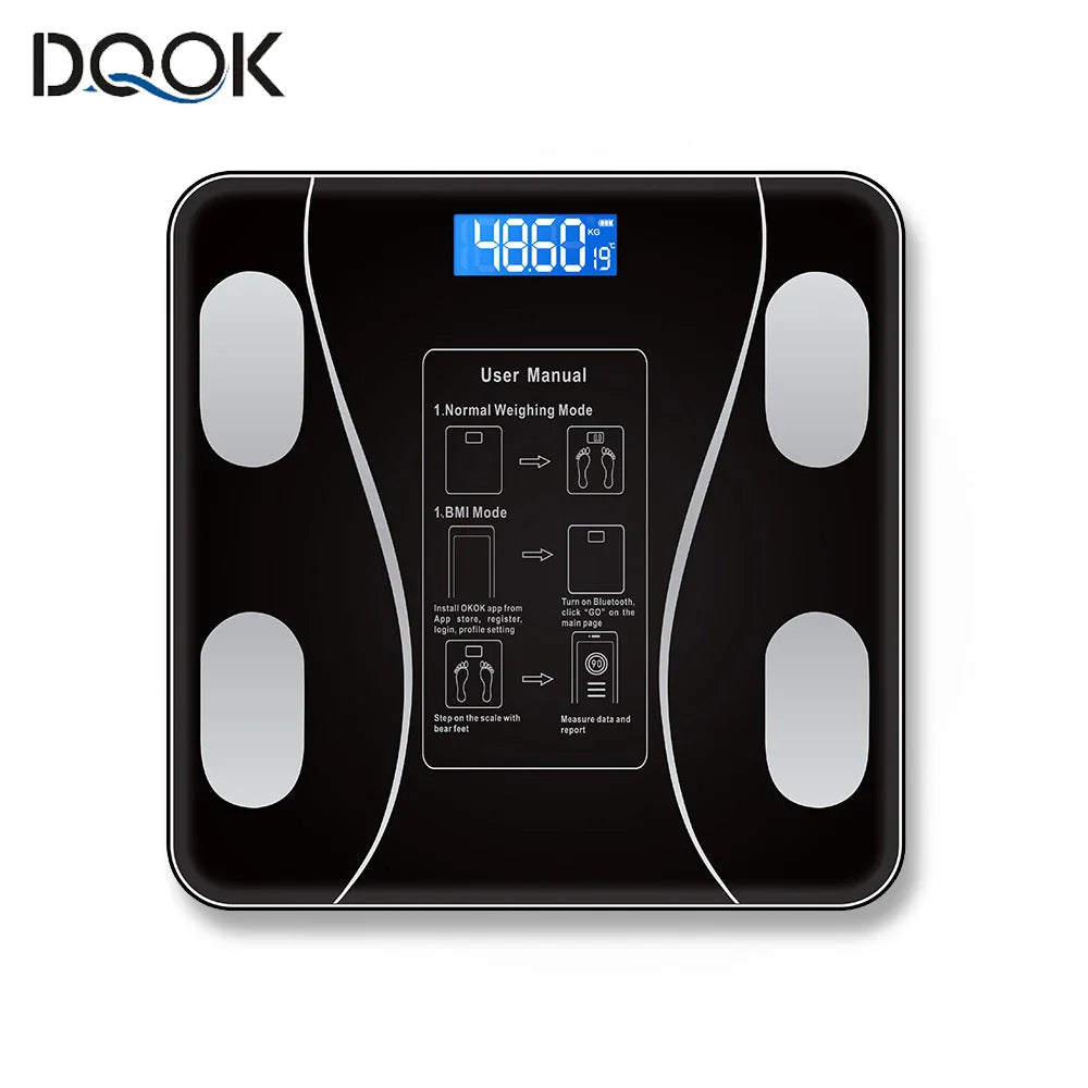 Body Fat Scale Smart Wireless Digital Bathroom Weight Scale Body