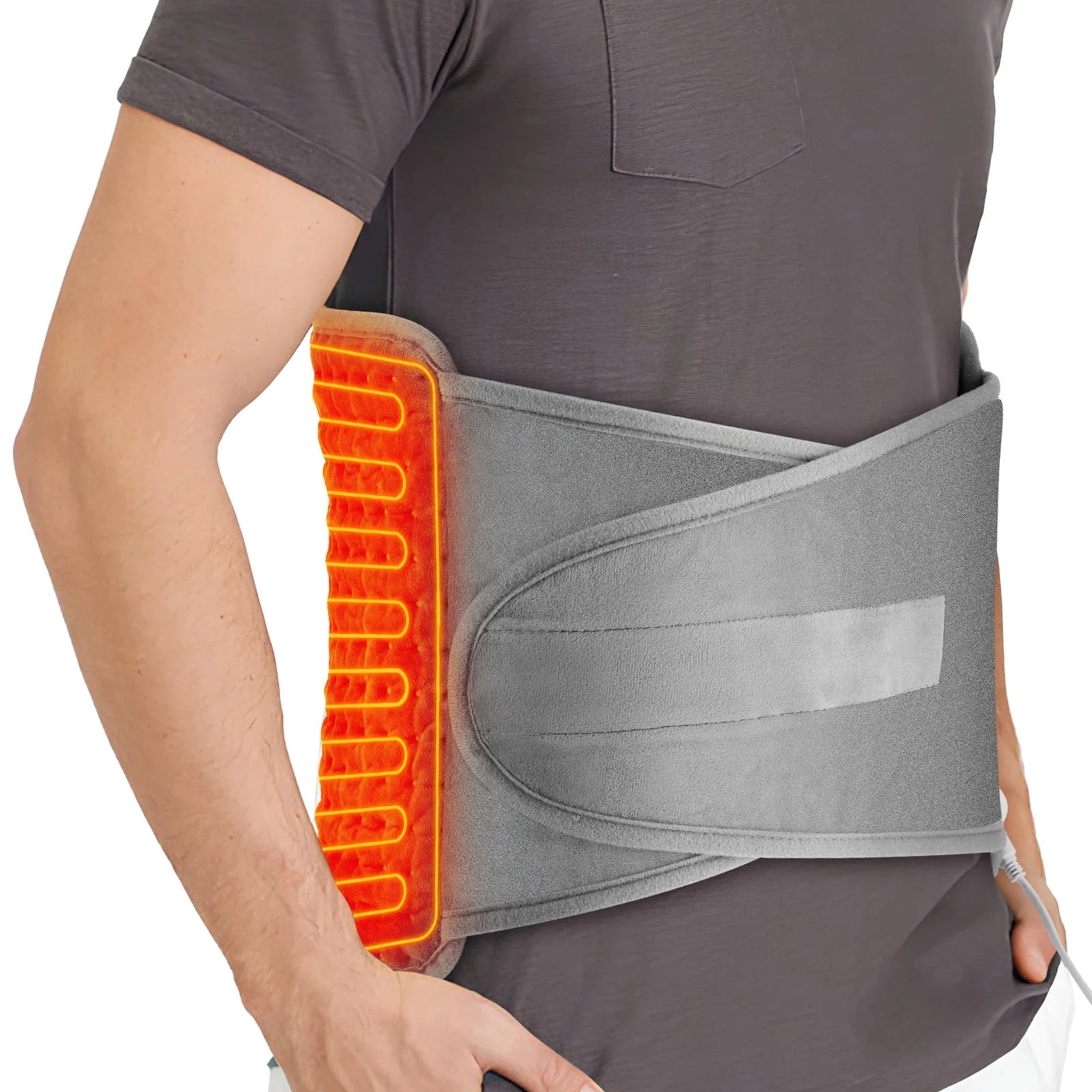 Electric Heating Pad Back Support Belt with Temperature Control Blanket