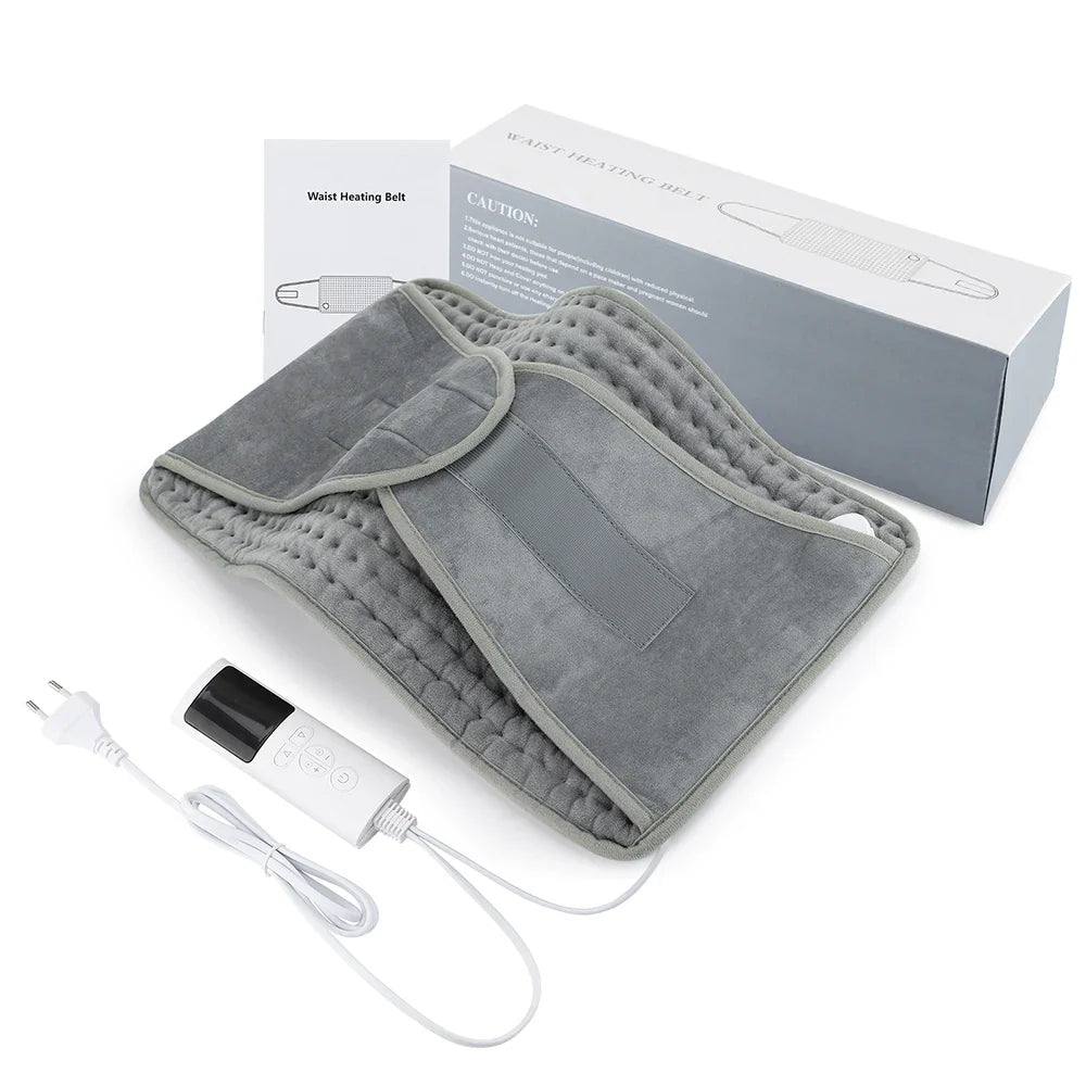 Electric Heating Pad Back Support Belt with Temperature Control Blanket