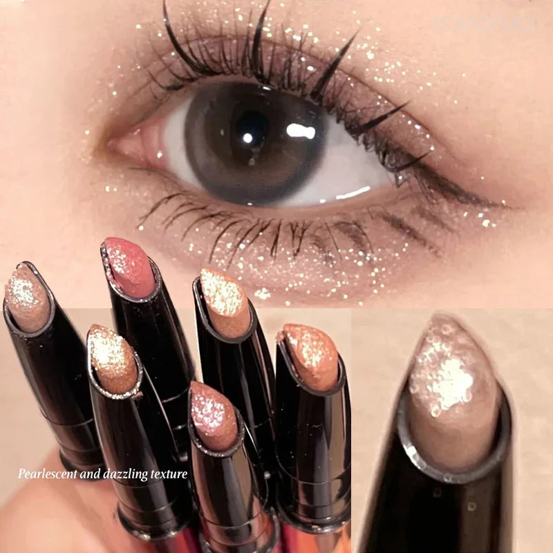 Glittering Stick Diamond Eyeshadow Pen Long Lasting Shiny Diamond Pink