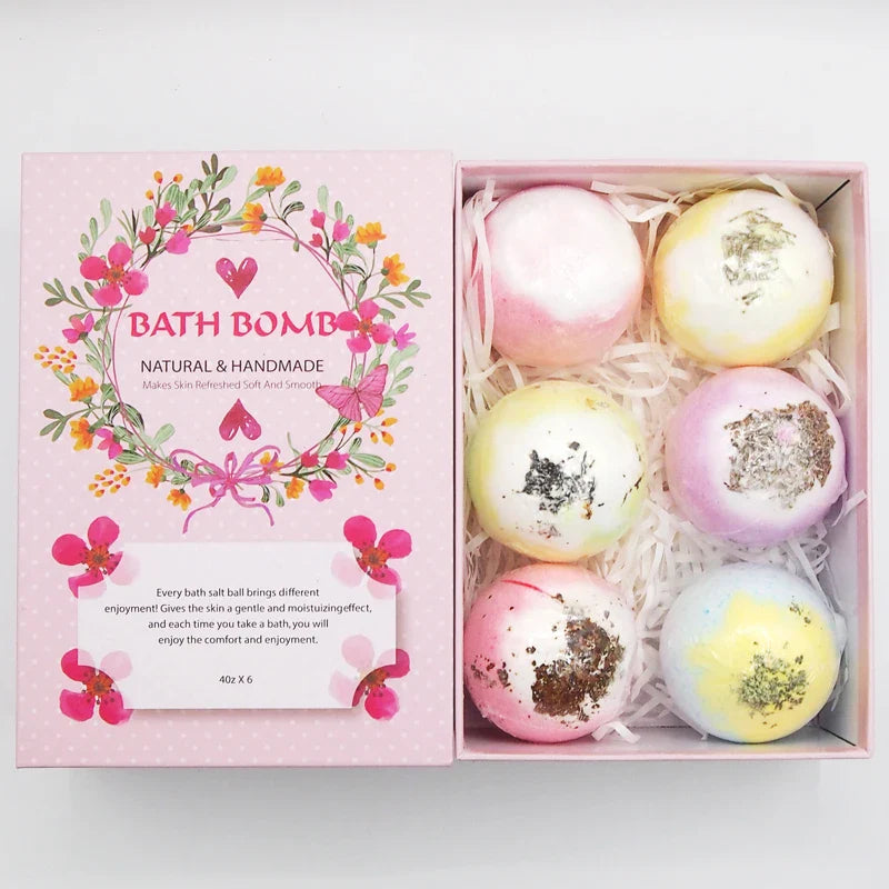 Bath bomb gift box body care spa bathtub is an ideal gift